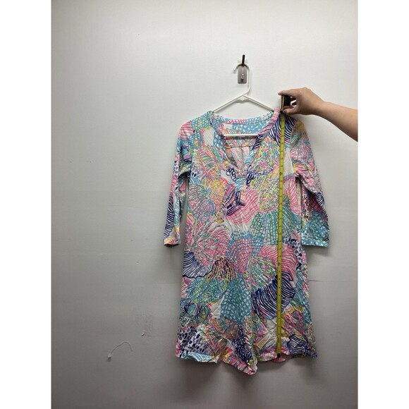Lilly Pulitzer Women's 3/4 Long Sleeve Amina Dress Vibrant Multicolor Size Small - Picture 6 of 9